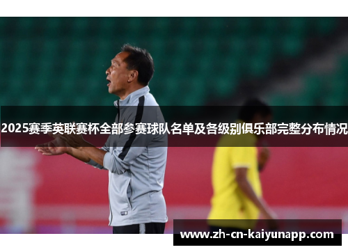 2025赛季英联赛杯全部参赛球队名单及各级别俱乐部完整分布情况